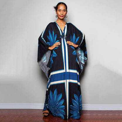 Beach Dress Loose Seaside Vacation Sun Protection Robe Beach Cover Up Swimsuit Outwear Women