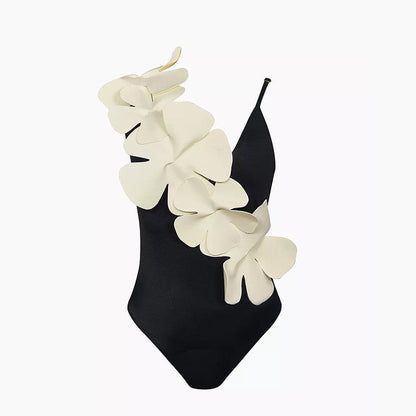 Siamese Conservative Covering Belly Thin Backless Sexy Skirt Swimsuit Women Chiffon Beach