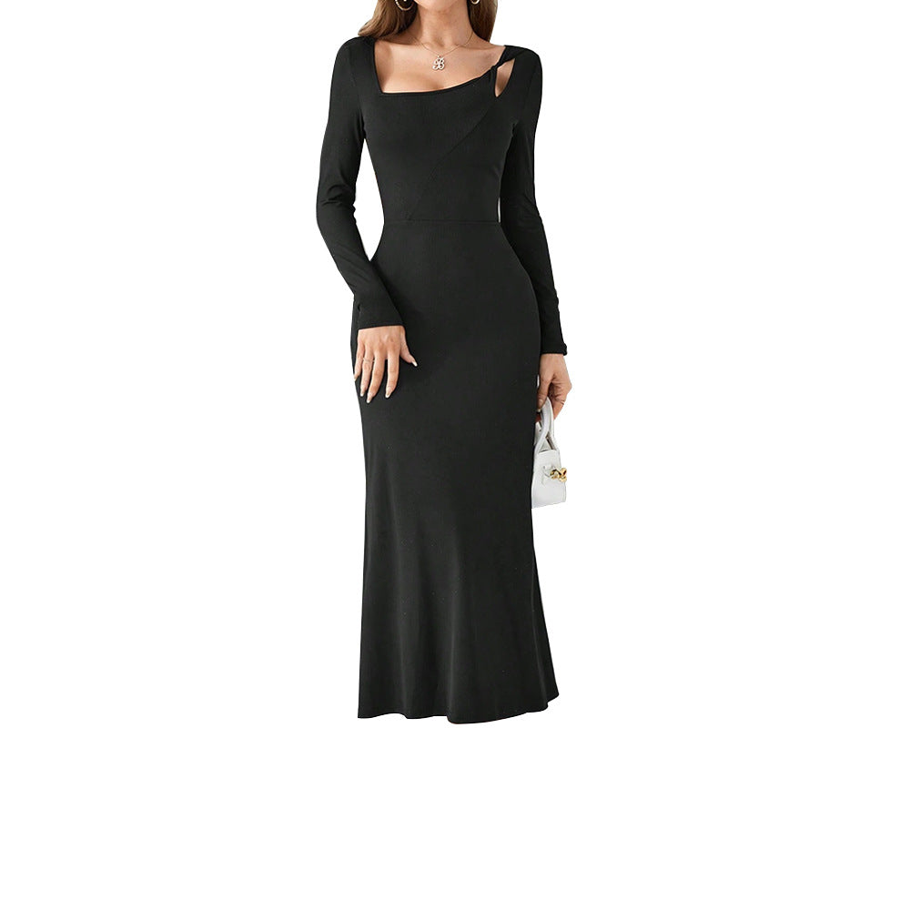 Sexy Sexy Design Back Hollow Out Cutout Slim Slimming Sheath Dress