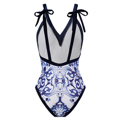 Two Piece One Piece With Skirt Swimsuit Anti Exposure Swimsuit