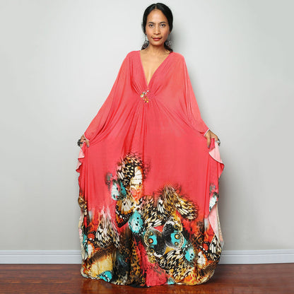Polyester Printed Loose Weave Robe Vacation Casual Beach Bikini Cover 42 Colors