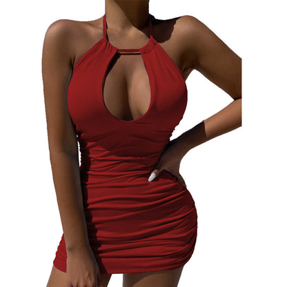 Summer Women Halter Backless Dress