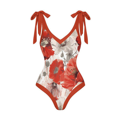 Siamese Conservative Cover Belly Thin Swimsuit Spring Bathing Suit Women Chiffon Beach Dress