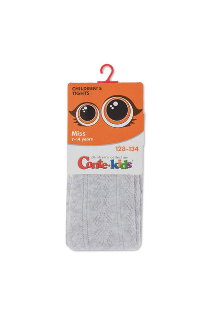 Conte-Kids Cotton Tights Miss 617 - Lace Pattern
