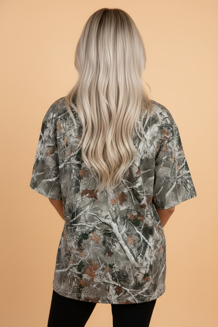 Love Like Jesus Camo Woodland Tee