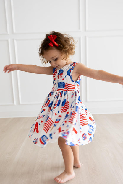 SALE Party in the USA Tank Twirl Dress