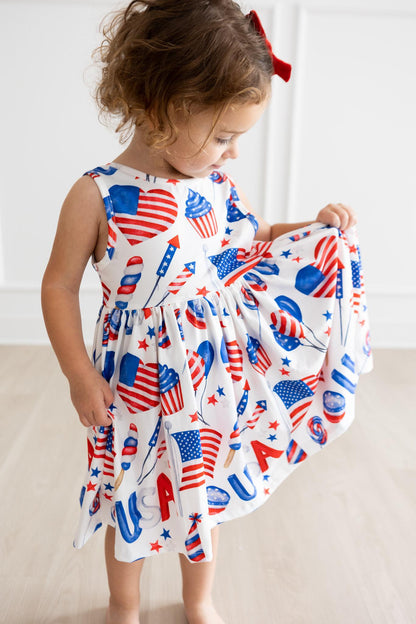 SALE Party in the USA Tank Twirl Dress