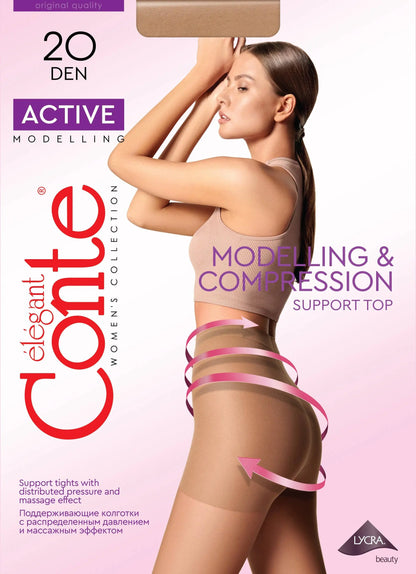 Tights Conte Active 20 Den - Support & Compression