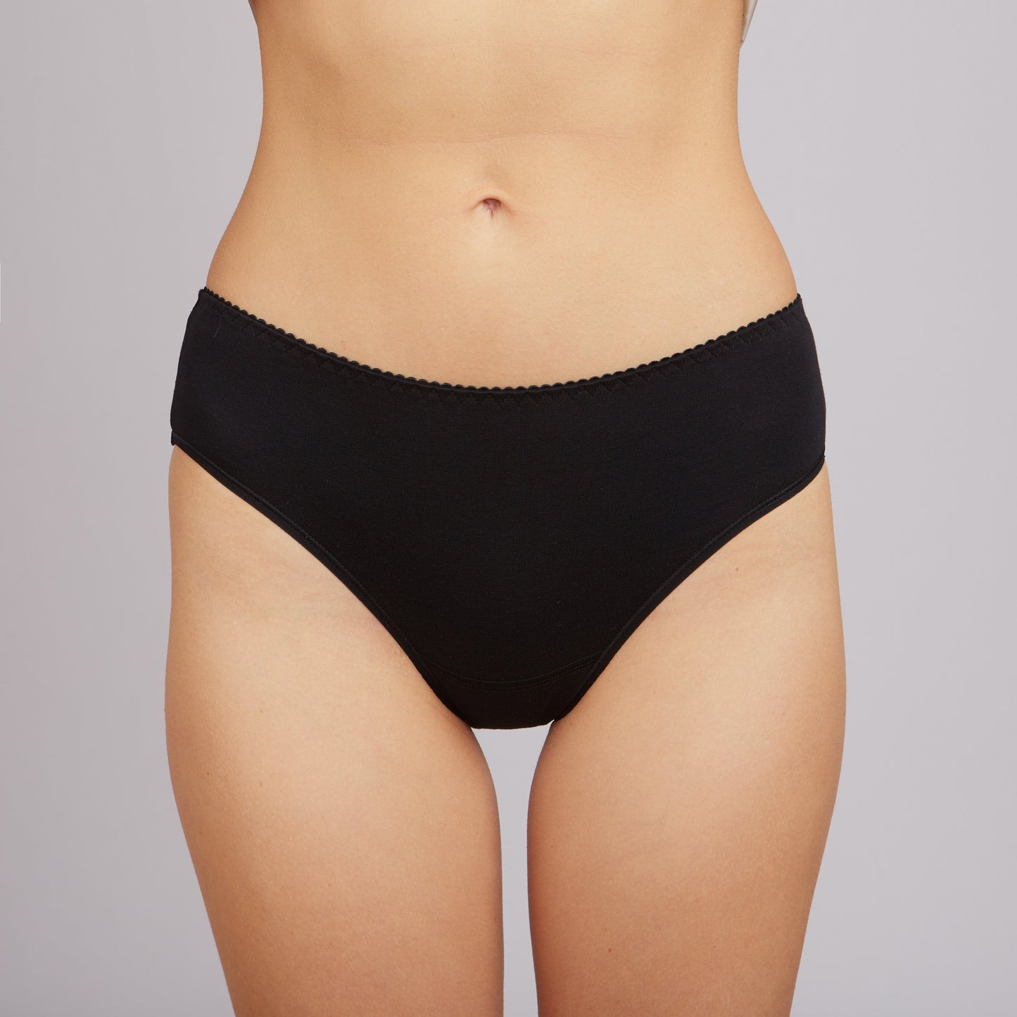 Cotton Panties Milavitsa 230360 - Medium-Waisted Slip