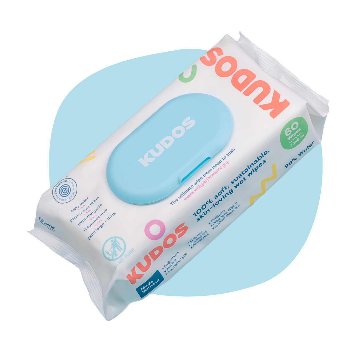 One-month supply of wipes (4 packs)