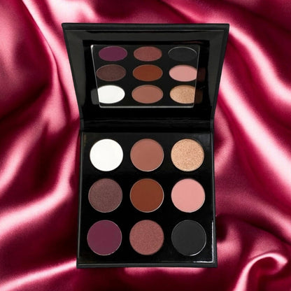 SYDONI ROSE' EYESHADOW PALETTE | Pink & Burgundy Matte Shades with Shimmer Highlights