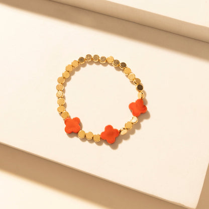 Myra Sunset Aire Stack Bracelet in Golden Flame