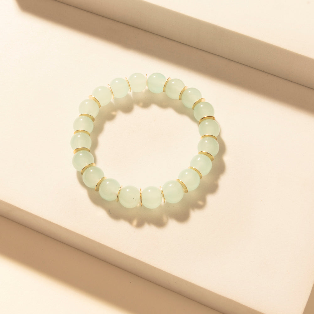 Myra Bayou Heartline Stack Bracelet in Glass Glow
