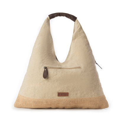 Myra Sandmoor Soft Shoulder Bag in Sandy Espresso