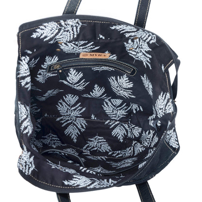 Myra Desert Trail Tote Bag in Midnight Coal