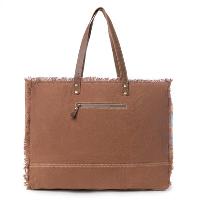 Blue Ridge Blooms Weekender Bag