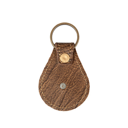 Concho Varied Leather Key Fob