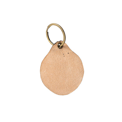 Steer Trail Hand-Tooled Key Fob