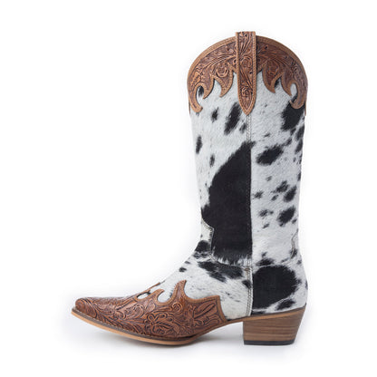 Adelaide Hair-On High Top Boots