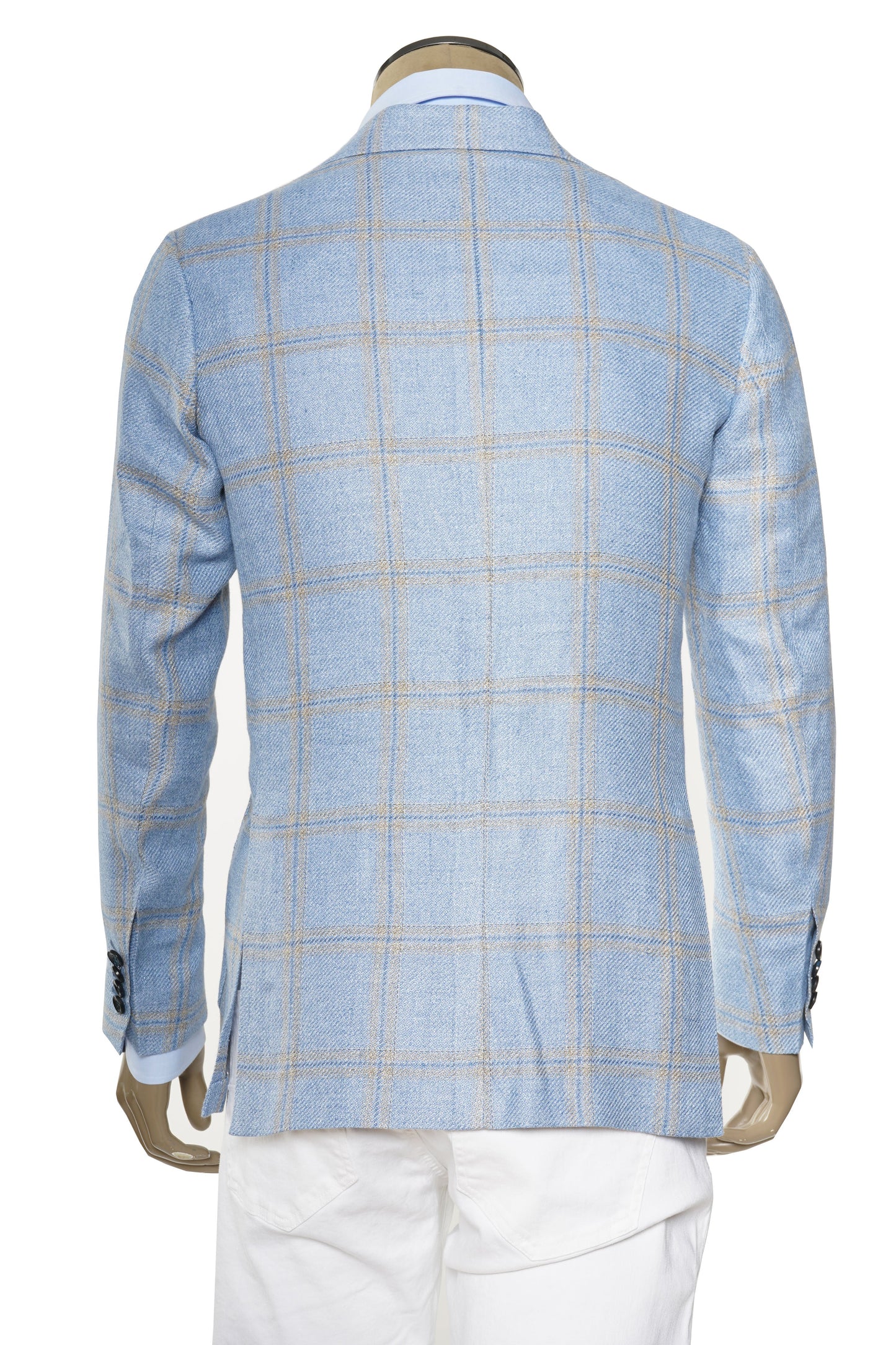 Sartorio Windowpane Virgin Wool Sport Jacket