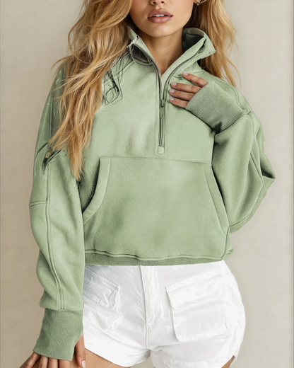 Haven Pullover - Tea Green