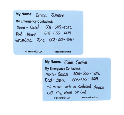 Write on Autism Awareness Card