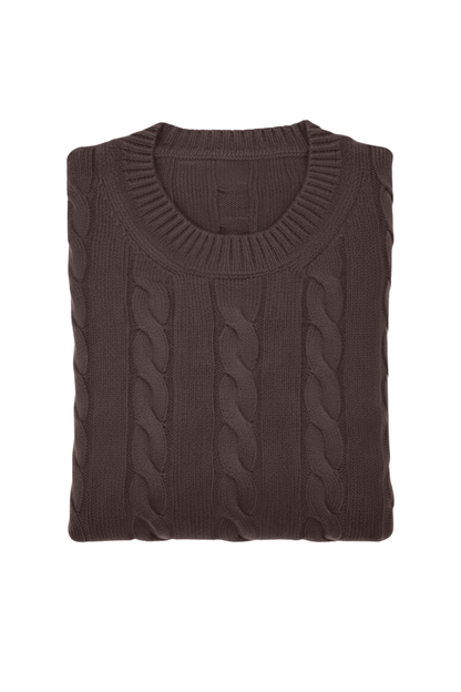 Manrico Cashmere Cable Knit Sweater