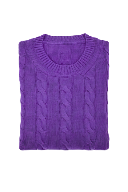 Manrico Cashmere Cable Knit Sweater