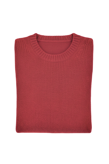 Fedeli Wool-Cashmere Crew Neck Sweater