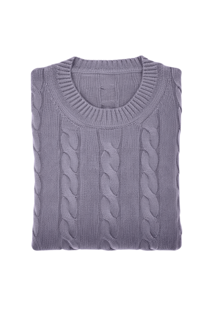 Manrico Cashmere Cable Knit Sweater