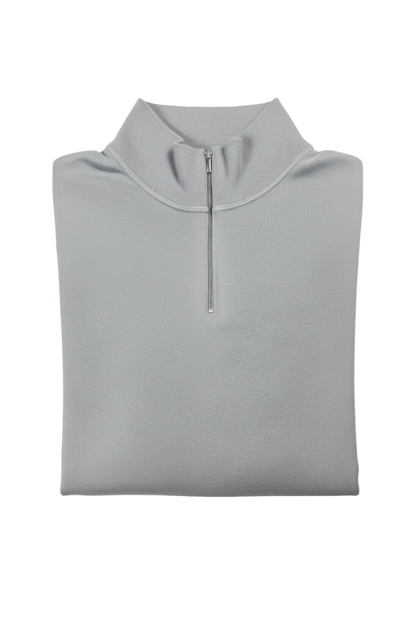 Manrico Cashmere Quarter-Zip Mock Neck Sweater