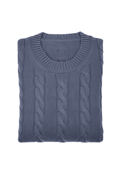 Manrico Cashmere Cable Knit Sweater