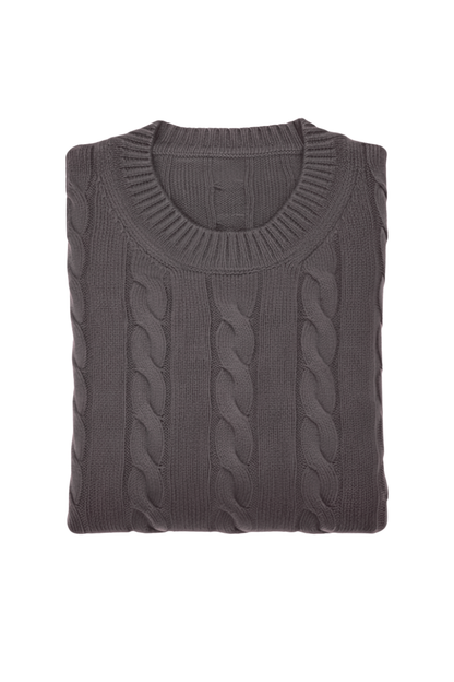 Manrico Cashmere Cable Knit Sweater