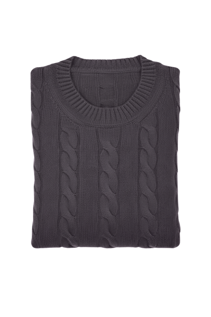 Manrico Cashmere Cable Knit Sweater