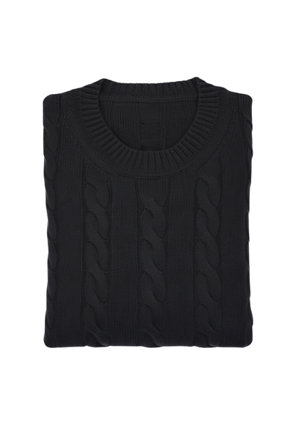 Manrico Cashmere Cable Knit Sweater