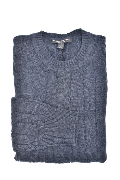 Manrico Cashmere Cable Knit Sweater