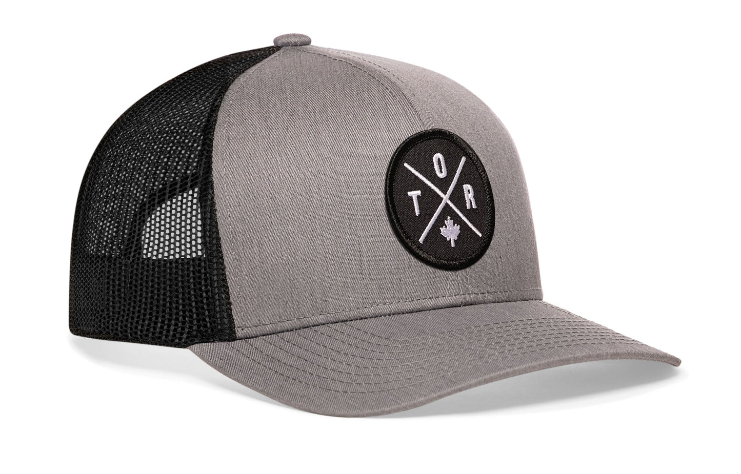 Toronto Trucker Hat  |  Gray-Black TOR X Snapback