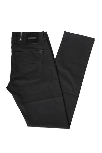 Tramarossa Solid Black Denim Pants
