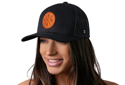 PNW Trucker Hat  |  Black PNW X Snapback