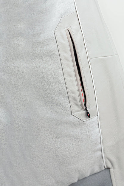 Kired by Kiton INN Lambskin-Virgin Wool Bomber