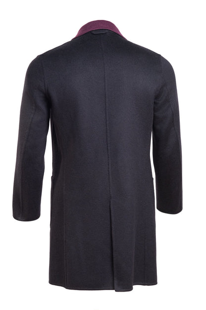 Kired by Kiton PARANA1 Cashmere Reversible Overcoat