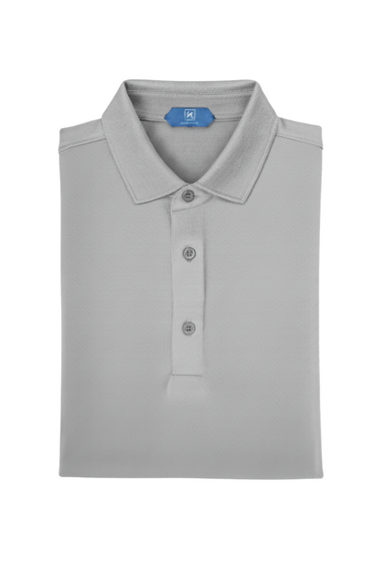 Kired POSI Short Sleeve Quarter Button Polo Shirt