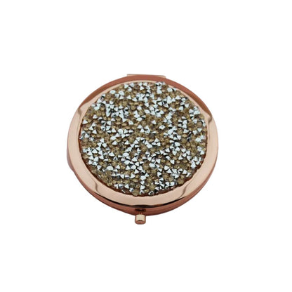 Crystal Double-Sided Portable Mini Mirror