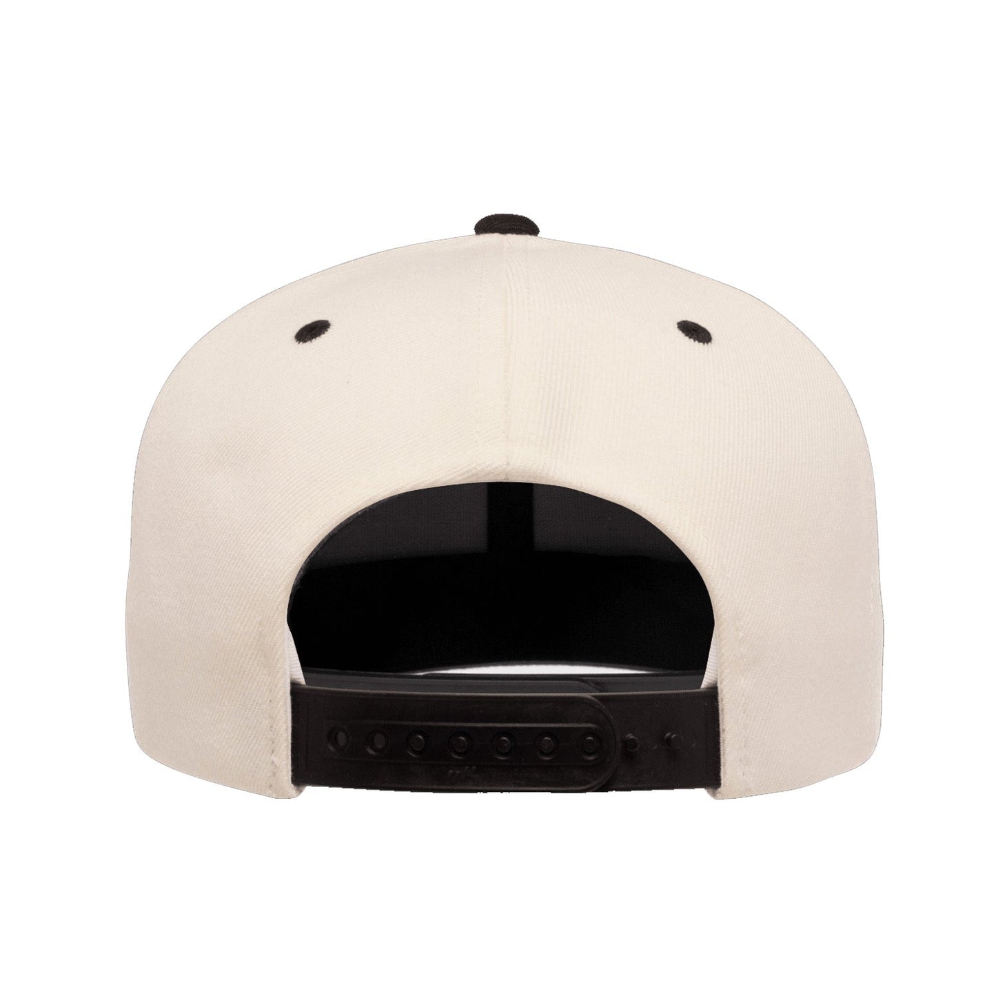VZLA Flat Bill Snapback Hat (Natural/Black)