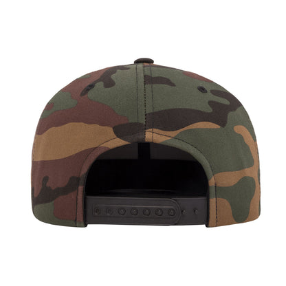 VZLA Flat Bill Snapback Hat - Camo/Black 2.0