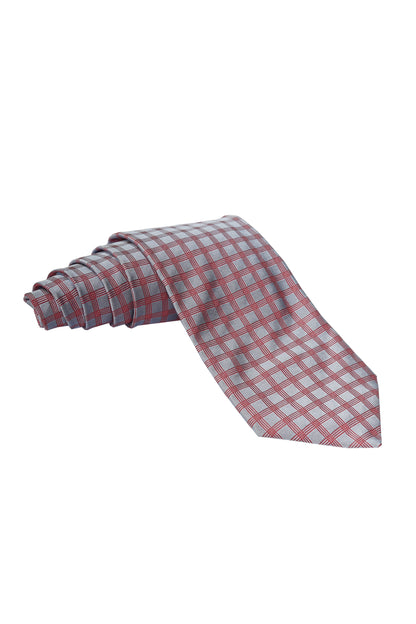 Zilli Triple Windowpane Silk Tie