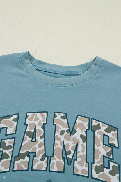 Camo Game Day Short Sleeve Graphic T-Shirt