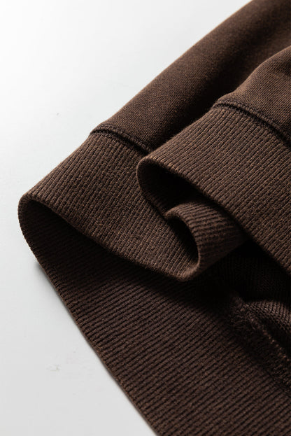 Solid Button Front V-Neck Cardigan
