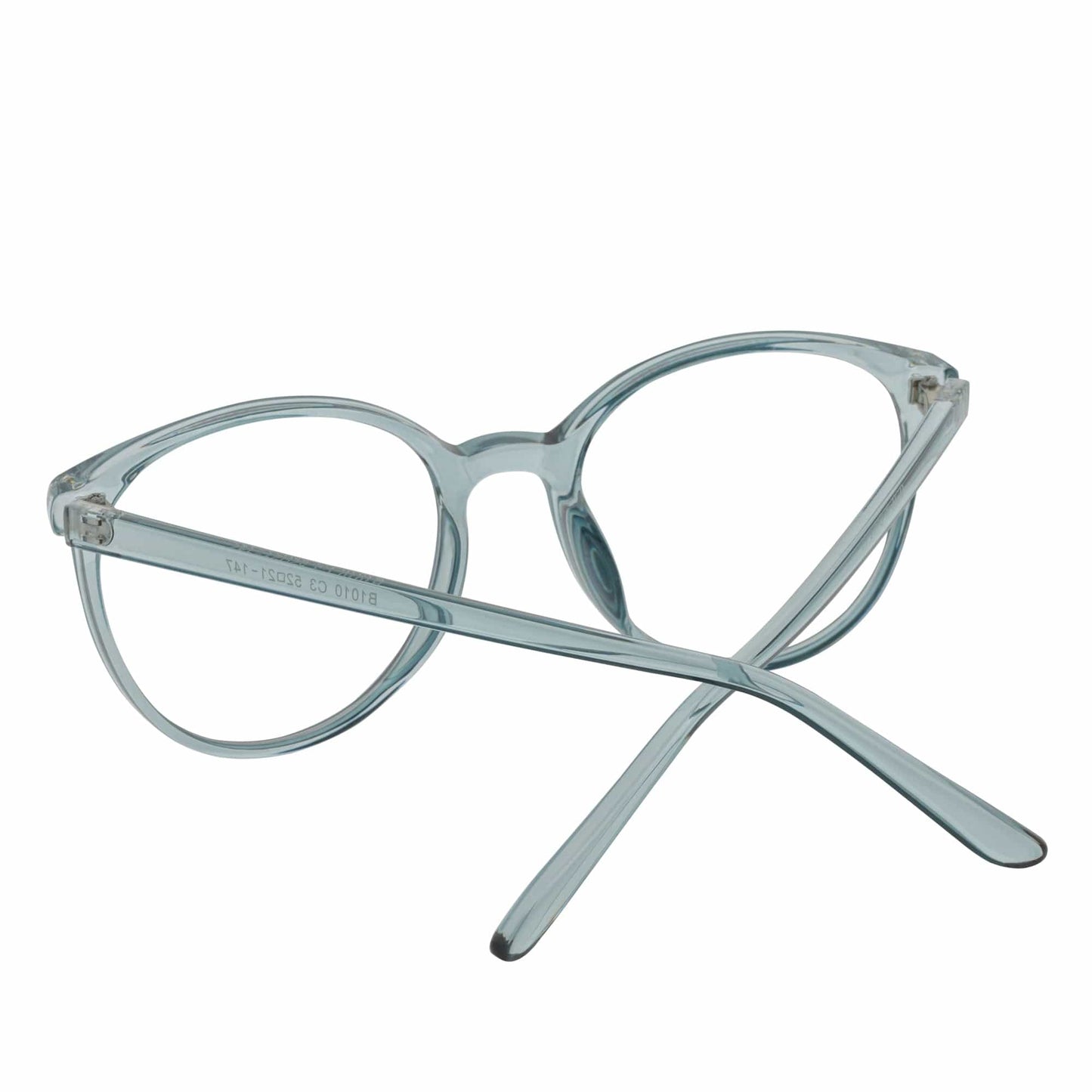 ARBUS - Round Horn Rimmed Blue Light Glasses Clear Green Clear Lens