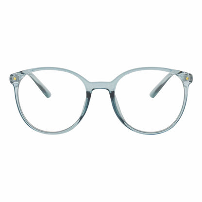 ARBUS - Round Horn Rimmed Blue Light Glasses Clear Green Clear Lens